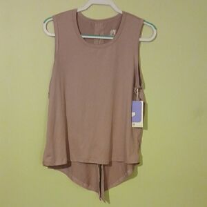 NWT Elegant Sleeveless Pink Tank Top Size L